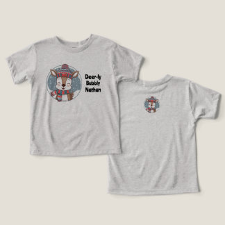 Hirschliebling-Shirt mit bearbeitbarem Namen