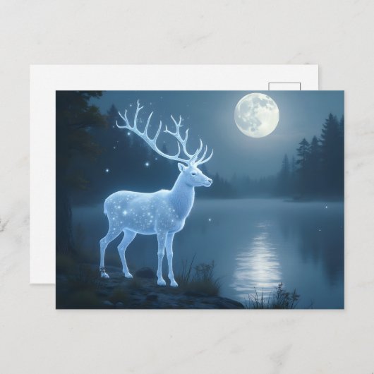 Hirschmagie Postkarte (Vorne/Hinten)