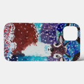 Hirschmalerei Case-Mate iPhone Hülle (Rückseite (Horizontal))