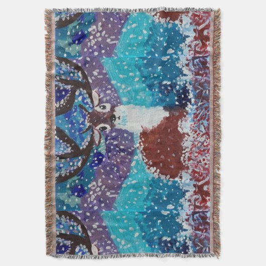 Hirschmalerei Decke (Vorderseite Vertikal)