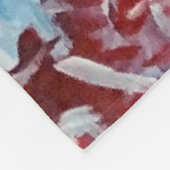 Hirschmalerei Fleecedecke (Ecke)