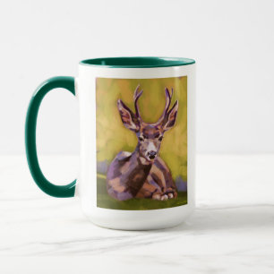 Hirschmalerei - Geschenk für Tierliebhaber Tasse