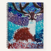 Hirschmalerei Notizblock (Vorderseite)