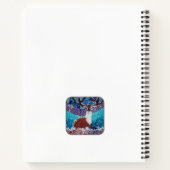 Hirschmalerei Notizblock (Rückseite)