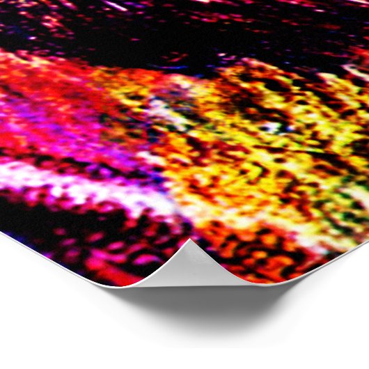 Hirschmalerei Poster (Ecke)