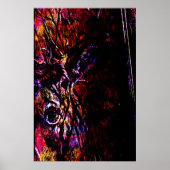 Hirschmalerei Poster (Vorne)