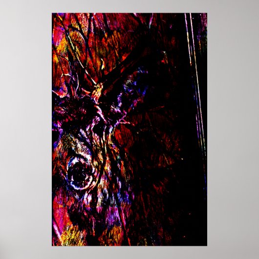 Hirschmalerei Poster (Vorne)