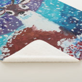 Hirschmalerei Sherpadecke (3/4)