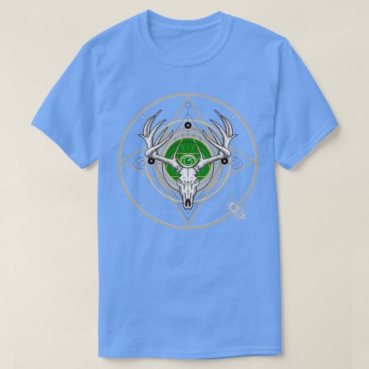 Hirschmandala T-Shirt (Design vorne)
