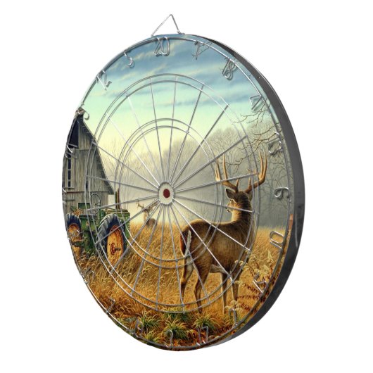 Hirschmatte Dartscheibe (Vorderseite rechts)