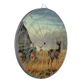 Hirschmatte Dartscheibe (Vorderseite Links)