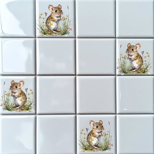 Hirschmäuse Fliese