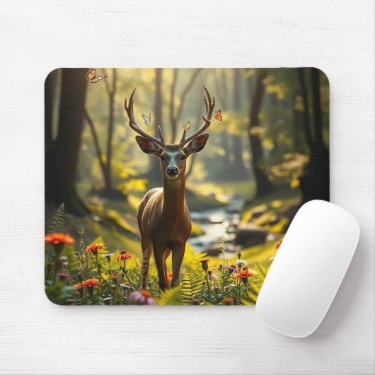 Hirschmäuse Pad Mousepad (Mit Mouse)