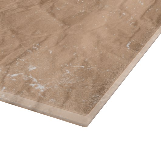 Hirschmongramm zerrüttetes rustikales, braunes Kra Schneidebrett (Ecke)