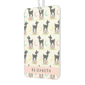 Hirschmuster, Baby Deer, Boho, Blume, Ihr Name Autolufterfrischer (Links)