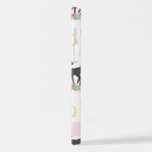 Hirschmuster, Baby Deer, Boho, Blume, Ihr Name iPhone Hülle (Linke Seite)