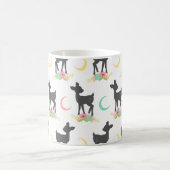 Hirschmuster, Baby Deer, Boho, Blume, Ihr Name Kaffeetasse (Mittel)