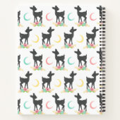 Hirschmuster, Baby Deer, Boho, Blume, Ihr Name Notizblock (Rückseite)