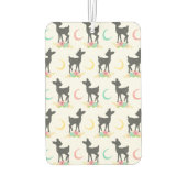 Hirschmuster, Baby Deer, Boho, Blume, Mond Autolufterfrischer (Rückseite)