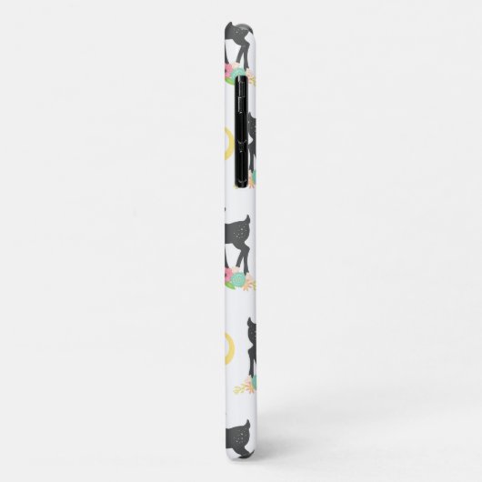 Hirschmuster, Baby Deer, Boho, Blume, Mond Case-Mate iPhone Hülle (Hinten/Links)