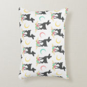 Hirschmuster, Baby Deer, Boho, Blume, Mond Dekokissen (Vorderseite(Vertikal))