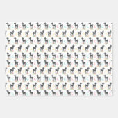 Hirschmuster, Baby Deer, Boho, Blume, Mond Geschenkpapier Set (Vorderseite 3)