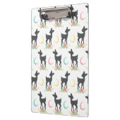 Hirschmuster, Baby Deer, Boho, Blume, Mond Klemmbrett (Links)