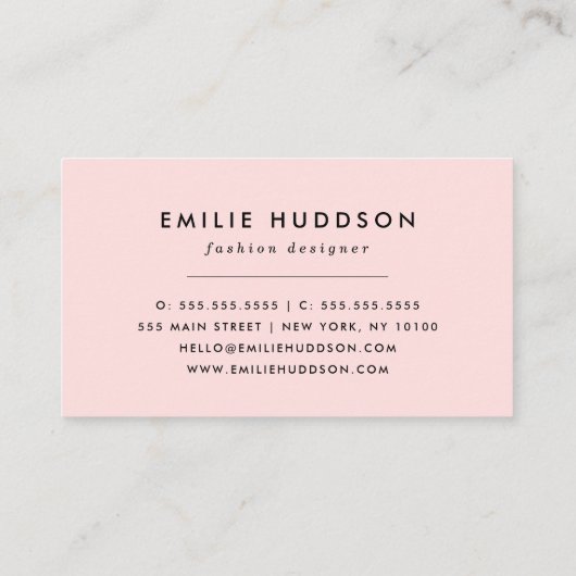 Hirschmuster, Baby Deer, Boho, Blume, Mond Visitenkarte (Rückseite)