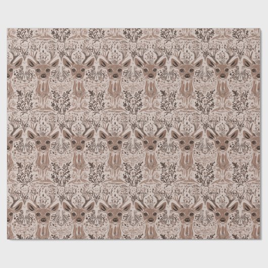 Hirschmuster Geschenkpapier (Flach)