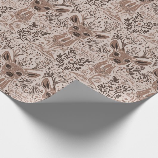 Hirschmuster Geschenkpapier (Ecke)