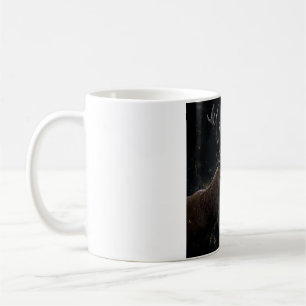 Hirschpaar Sternennacht Kaffeetasse
