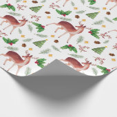 Hirschpackpapier Geschenkpapier (Ecke)