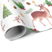 Hirschpackpapier Geschenkpapier (Rolleneckpunkt)