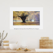 Hirschpark in Hamburg Poster (Küche)