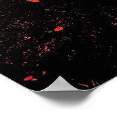 Hirschplakat Poster (Ecke)