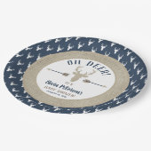 Hirschplatte, oh Hirsch, Waldpflanze Pappteller (Schrägansicht)