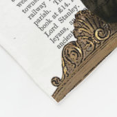 Hirschportrait Fleecedecke (Ecke)