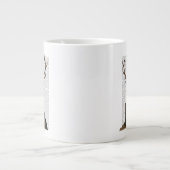 Hirschportrait Jumbo-Tasse (Vorderseite)