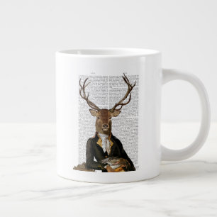 Hirschportrait Jumbo-Tasse