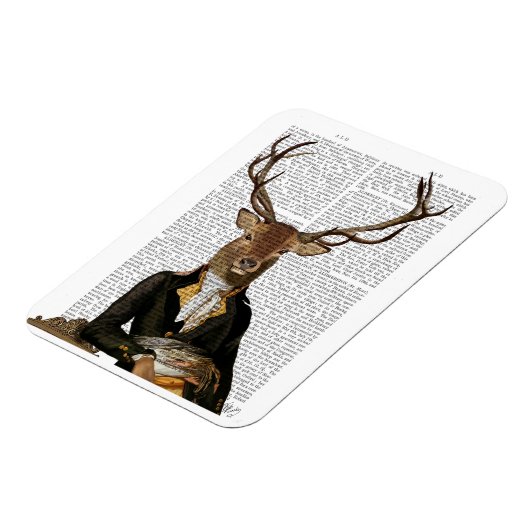 Hirschportrait Magnet (Linke Seite)