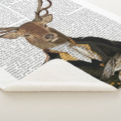 Hirschportrait Sherpadecke (3/4)