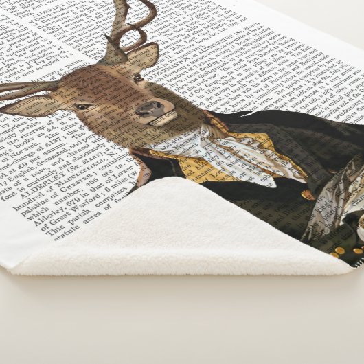 Hirschportrait Sherpadecke (3/4)