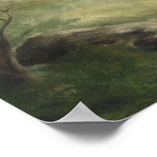 Hirschposter Poster (Ecke)