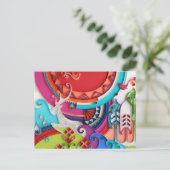 Hirschpostkarte Postkarte (Stehend Vorderseite)