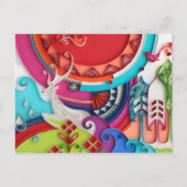 Hirschpostkarte Postkarte (Vorderseite)