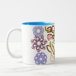 Hirschs Winterliebhaber  Zweifarbige Tasse