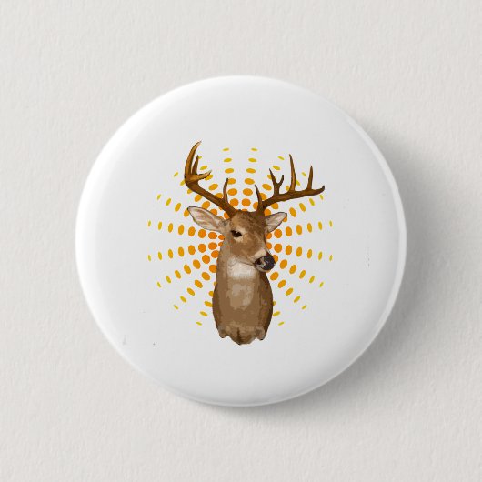 Hirschsaison Button (Vorderseite)