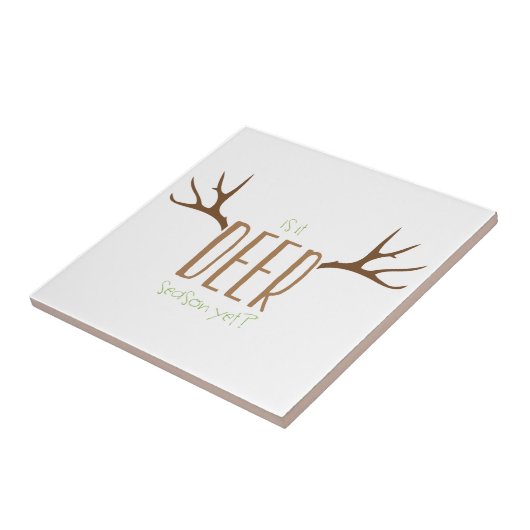 Hirschsaison Fliese (Seite)