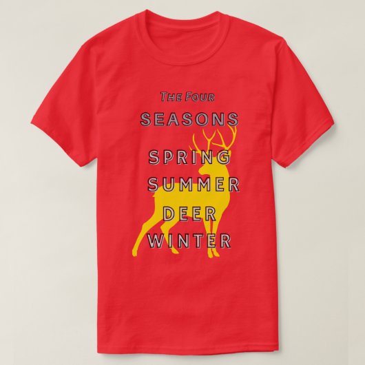 Hirschsaison T-Shirt (Design vorne)