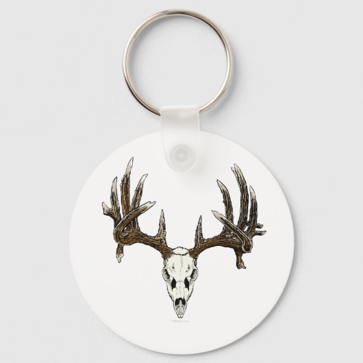 Hirschschädel 1 schlüsselanhänger (Vorderseite)